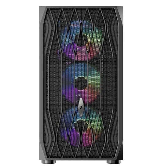 1st Player Ariya AY7 650W 80+ ARGB 4x12cm Fan Siyah ATX Bilgisayar Kasası - Mesh, Temperli Cam, USB 3.0