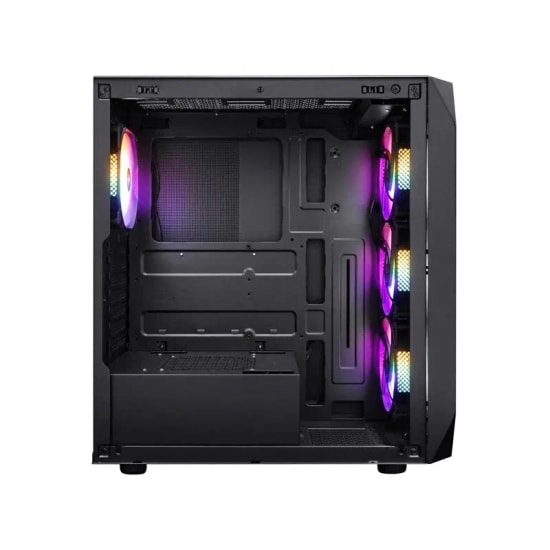 1st Player Ariya AY7 650W 80+ ARGB 4x12cm Fan Siyah ATX Bilgisayar Kasası - Mesh, Temperli Cam, USB 3.0