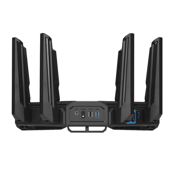 Asus ROG Rapture GT-BE19000 Tri-Band WiFi 7 Gaming Access Point Router - BE19000, 8 Anten, 802.11be, AiMesh, ROG RGB