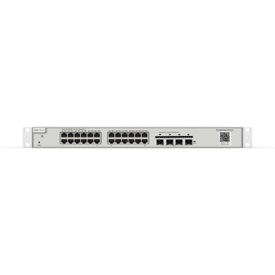 Ruijie Reyee RG-NBS3200-24GT4XS 24 Port Gigabit Yönetilebilir Switch - 4x10G SFP+ Uplink, Rackmount, L2, Metal Kasa