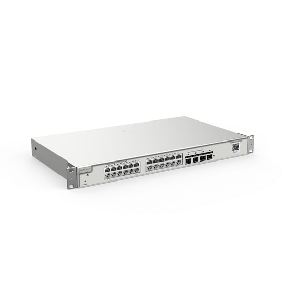Ruijie Reyee RG-NBS3200-24GT4XS 24 Port Gigabit Yönetilebilir Switch - 4x10G SFP+ Uplink, Rackmount, L2, Metal Kasa