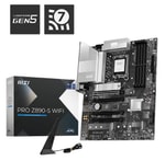 MSI Pro Z890-S Wi-Fi Anakart: Intel LGA1851, DDR5 8600MHz (OC), PCIe 5.0, 3xM.2, HDMI, DP, Wi-Fi 7, 2.5G LAN, USB 4, ATX