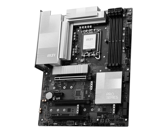 MSI Pro Z890-P Wi-Fi Anakart: LGA1851, DDR5 9200MHz (OC), PCIe 5.0, 4xM.2, HDMI, DP, Wi-Fi 7, USB 20Gbps, 5G LAN, ATX