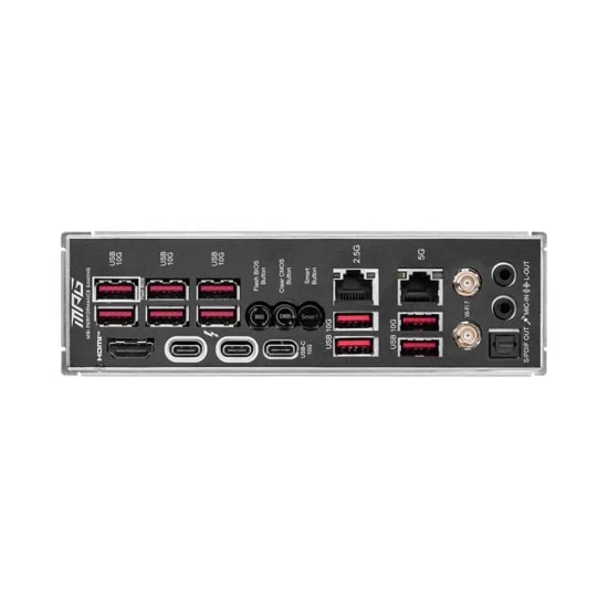 Msi Mpg Z890 Carbon Wifi Soket 1851 DDR5 9200 (OC) Usb 20Gbps 5xM2 2xTb4 Hdmi 1x5Gbit 2.5 Lan Wifi 7 Atx Ana Kart