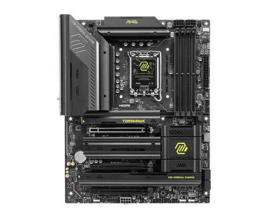 MSI MAG Z890 Tomahawk WiFi Anakart: Intel LGA1851, DDR5 9200MHz(OC), Wi-Fi 7, Çift M.2, USB4, 5G LAN, Hdmi, DP, ATX