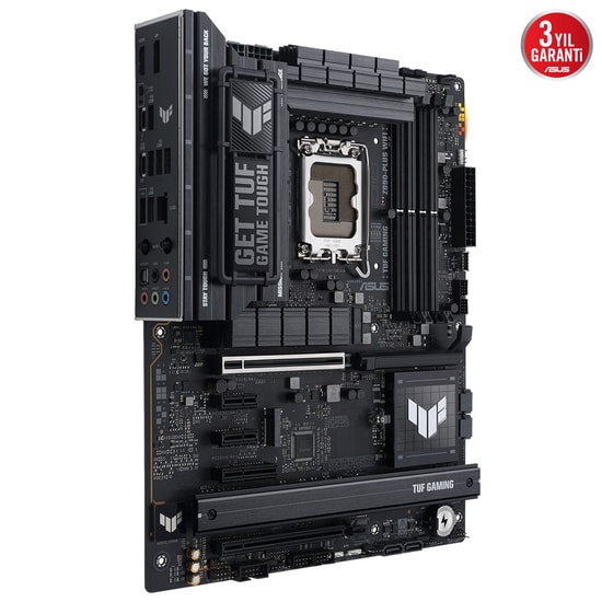 Asus TUF Gaming Z890-PLUS WiFi: Intel LGA1851 ATX Anakart, DDR5, PCIe 5.0, WiFi 7, 4xM.2, 4xDimm, USB4, 2.5G LAN