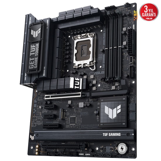 Asus TUF Gaming Z890-PLUS WiFi: Intel LGA1851 ATX Anakart, DDR5, PCIe 5.0, WiFi 7, 4xM.2, 4xDimm, USB4, 2.5G LAN