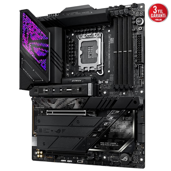 Asus Rog Strix Z890-E Gaming Wifi Intel 1851P DDR5 8800 Hdmi Dp 7xM2 Usb3.2 Atx 2xThunderbolt4 WiFi 7 4xDimm Ana Kart