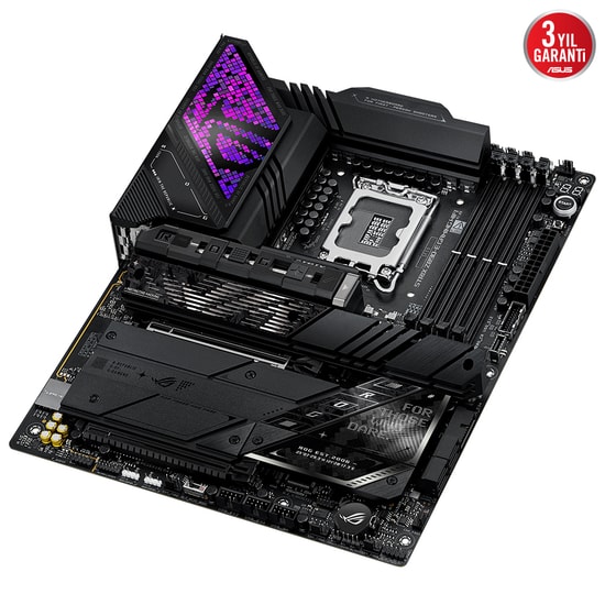 Asus Rog Strix Z890-E Gaming Wifi Intel 1851P DDR5 8800 Hdmi Dp 7xM2 Usb3.2 Atx 2xThunderbolt4 WiFi 7 4xDimm Ana Kart