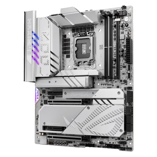 Asus ROG Maximus Z890 Apex Intel LGA1851 DDR5 Anakart - ATX, Wi-Fi 7, Bluetooth 5.4, 6x M.2, 5 Gigabit Ethernet