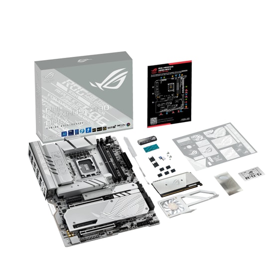 Asus ROG Maximus Z890 Apex Intel LGA1851 DDR5 Anakart - ATX, Wi-Fi 7, Bluetooth 5.4, 6x M.2, 5 Gigabit Ethernet