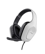 Trust GXT 415 Zirox Kulak Üstü Kablolu Beyaz Gaming Kulaklık (TRU25147) - 50mm Neodimyum Sürücü, 3.5mm Jak, Kumandalı