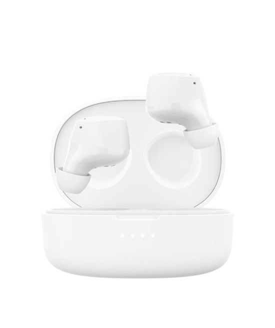 Belkin SoundForm Bolt TWS Kulaklık (AUC009BTWH) - Beyaz, Bluetooth 5.2, 28 Saat Pil Ömrü, Kulak İçi, Mikrofonlu