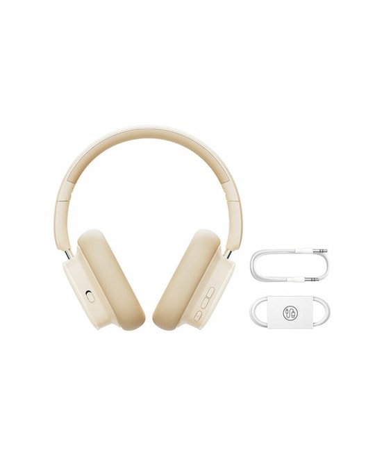 Baseus Bowie H1I Anc Kulak Üstü Bluetooth Bej A00050402223-00 Kulaklık