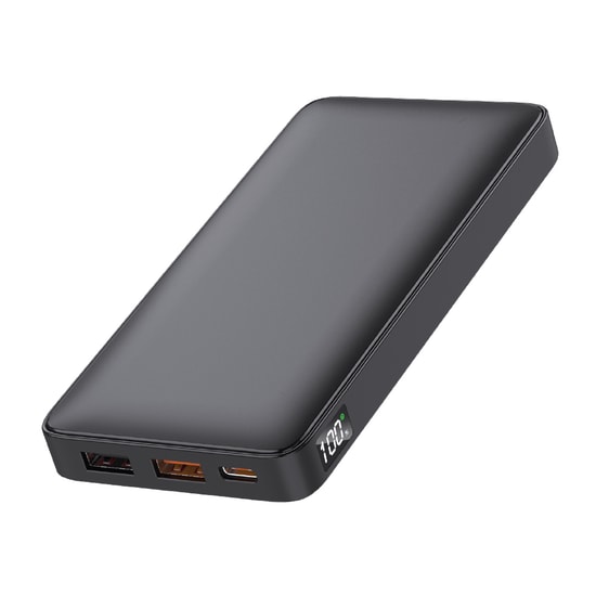 Dexim GC31 10.000Mah Dijital Göstergeli DCA0063 Powerbank - 10W 2.1A Çıkış Gücü, Siyah, Hızlı Şarj Çıkışı