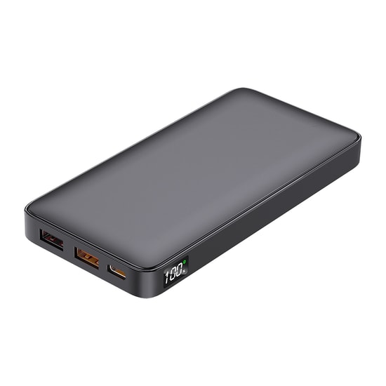 Dexim GC31 10.000Mah Dijital Göstergeli DCA0063 Powerbank - 10W 2.1A Çıkış Gücü, Siyah, Hızlı Şarj Çıkışı