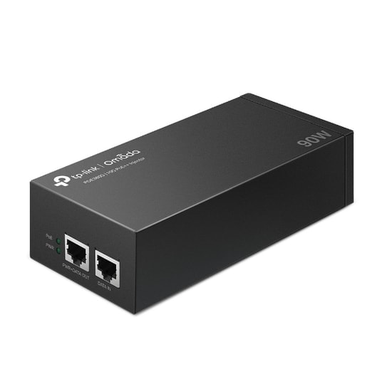 TP-Link Omada TL-POE380S 90W 10 Gigabit PoE++ Enjektör - 802.3af/at/bt, 2x 10G Port, Tak Çalıştır, Masaüstü/Duvar