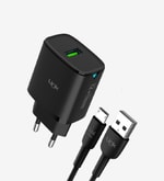 LinkTech C301 12W Micro USB Kablolu Hızlı Şarj Cihazı (LSC-C301/WHITE) - Duvar Tipi, 1 Adet USB-A Çıkışı, Beyaz
