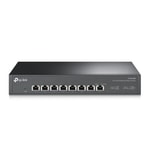 TP-Link TL-SX1008 8 Port 10G Multi Gigabit Switch - Metal Kasa, 160 Gbps Hız, Yönetilemez, Tak-Çalıştır, Fanlı Soğutma
