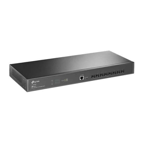 Tp-Link TL-SX3008F 8-Port 10GE SFP+ L2+ Yönetilebilir Multi-Gigabit Switch - Metal Kasa, Fansız, Rackmount Tasarım