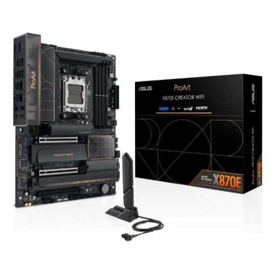 Asus ProArt X870E-Creator WiFi AMD AM5 DDR5 8000MHz (OC) ATX Anakart - PCIe 5.0, 4xM.2, USB4, Wi-Fi 7, 2.5G LAN