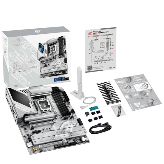 Asus ROG Strix Z890-A Gaming WiFi LGA1851 DDR5 Anakart - Intel Z890, 9066MHz (OC), 5xM.2, WiFi 7, Thunderbolt 4, ATX