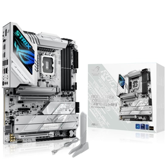 Asus ROG Strix Z890-A Gaming WiFi LGA1851 DDR5 Anakart - Intel Z890, 9066MHz (OC), 5xM.2, WiFi 7, Thunderbolt 4, ATX
