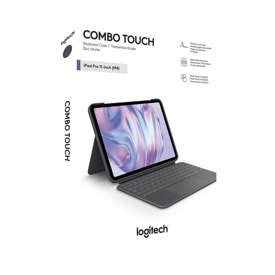 Logitech Combo Touch 11 Ipad Pro M4 Türkçe Layout 920-013125 Klavyeli Ipad Kılıf