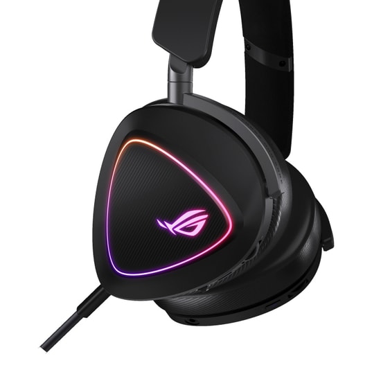 Asus Rog Delta II Kablosuz 50mm Titanyum Sürücü Rog Speednova 10mm Süper Geniş Bant Mikrofon DualFlow Oyun Kulaklığı