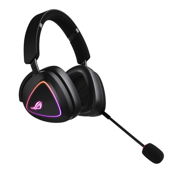 Asus Rog Delta II Kablosuz 50mm Titanyum Sürücü Rog Speednova 10mm Süper Geniş Bant Mikrofon DualFlow Oyun Kulaklığı