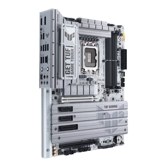 ASUS TUF Gaming Z890-Pro WIFI: Intel LGA1851, DDR5 9066MHz, ARGB, 4xDimm, 4xM.2, 2xUSB4, WiFi 7, 2.5G LAN, ATX Anakart