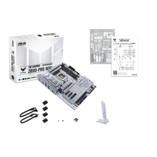 ASUS TUF Gaming Z890-Pro WIFI: Intel LGA1851, DDR5 9066MHz, ARGB, 4xDimm, 4xM.2, 2xUSB4, WiFi 7, 2.5G LAN, ATX Anakart