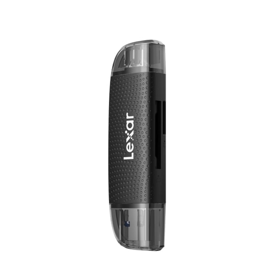 Lexar LRW310X-BNBNG USB 3.1 Kart Okuyucu - Çift Yuvalı, USB-A ve USB-C Bağlantı, SD ve MicroSD Kart Desteği