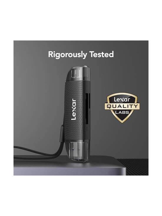 Lexar LRW310X-BNBNG USB 3.1 Kart Okuyucu - Çift Yuvalı, USB-A ve USB-C Bağlantı, SD ve MicroSD Kart Desteği