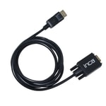 INCA IDPV-18T DisplayPort to VGA Dönüştürücü Kablo - 1.8 Metre, 1920x1200 Çözünürlük, Tak-Çalıştır