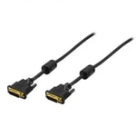 Frisby FA-7422DV DVI-DVI Kablo - 1.8 Metre 24+5 Pin Altın Uçlu Ferrit Filtreli Yüksek Çözünürlüklü Görüntü Aktarım Kablo