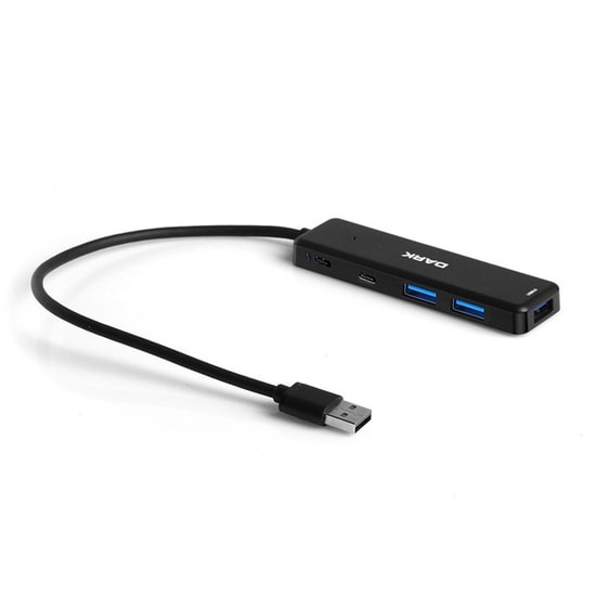 Dark Connect Master X5C USB 3.2 Gen1 Çoklayıcı (DK-AC-USB347) - 3xUSB-A, 2xType-C, Hızlı Şarj Destekli, Geniş Uyumluluk