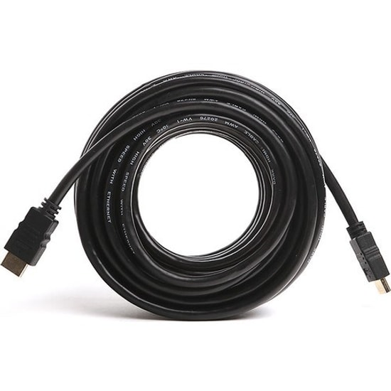 Dark DK-HD-CV14L1000 10 Metre 4K HDMI v1.4 Kablo - Altın Uçlu, 4K 30Hz, 2K 60Hz, Ağ Destekli, Dual Molding, Saf Bakır