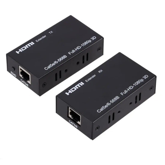 Sensei HD-60 60 Metre 1080P HDMI Extender - CAT5/CAT6 Destekli Yüksek Performanslı Görüntü Aktarım Uzatıcı Çözümü