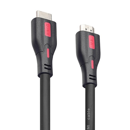 S-Link SL-HDM4K011 4K 1.5 Metre HDMI v2.0 Erkek Kablo - 3840x2160 60Hz Desteği, Siyah, 19+1 Full Pin Bağlantı, 18Gbps
