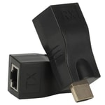 Sensei HD-30 Mavi HDMI to Ethernet Extender Dönüştürücü - 30 Metre CAT6 Uzatma, 1080p İkili Adaptör