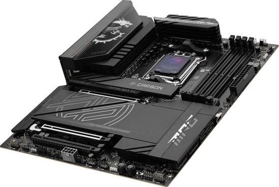 MSI MPG X870E Carbon Wi-Fi Anakart - AMD AM5, DDR5 8400MHz OC, 4xM.2, USB4, Wi-Fi 7, 5G LAN, 2.5G LAN, HDMI 2.1, ATX