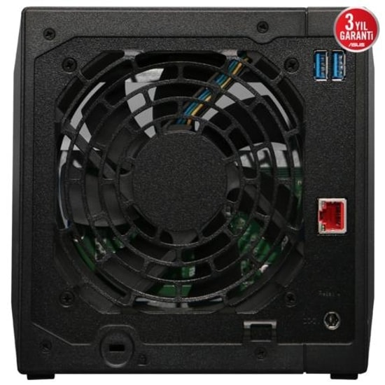 Asustor AS3304T V2 4 Yuvalı NAS Depolama - 1.7GHz İşlemci, 2GB DDR4 RAM, 2.5GbE Bağlantı, 3x USB 3.2, 4x22TB Destek