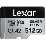 Lexar 512Gb MicroSd High-Performance Silver Plus MicroSdxc Uhs-I 205Mbs Okuma 150Mbs Yazma LMSSIPL512G-BNANG Kart Bellek