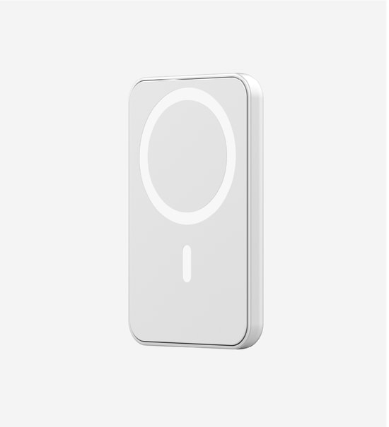 LinkTech EP50 5000mAh 15W Beyaz Qi Kablosuz Hızlı Şarj Powerbank - MagSafe, 3A USB-C Çıkış, Kompakt Tasarım, ABS Gövde