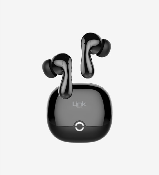 Linktech TW39 Minimal IPX4 Sertifikalı ENC Siyah Tws Bluetooth Kulaklık
