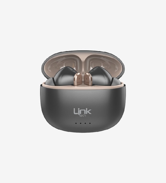 Linktech TW37 Gri TWS Bluetooth Kulaklık (LPH-TW37/GRAY) - IPX4, ANC, 6 Saat Müzik, 13mm Sürücü, Type-C Şarj Kablosu