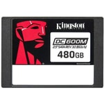 Kingston DC600M 480GB Enterprise SATA 2.5" SSD (SEDC600M/480G) - 560/470MB/s Okuma/Yazma, 7mm, PLP, Veri Merkezi SSD