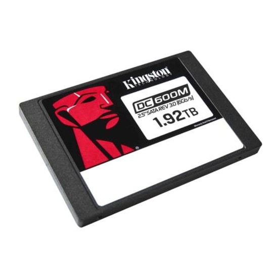 Kingston SEDC600M/1920G 1.92TB Enterprise 2.5" SATA 3D NAND SSD - 560/530 MB/s Okuma/Yazma, 7mm, PLP, Veri Merkezi SSD