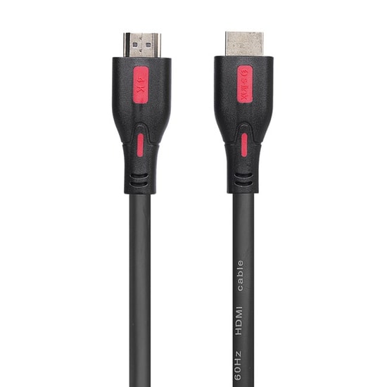 S-Link SL-HDM4K13 4K 3 Metre HDMI v2.0 Erkek Kablo - 3840x2160 60Hz Desteği, Siyah, 19+1 Full Pin Bağlantı, 18Gbps